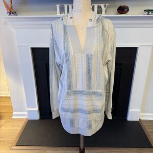 🌿 C&C California Lightweight Hooded Pullover Tunic | Size M